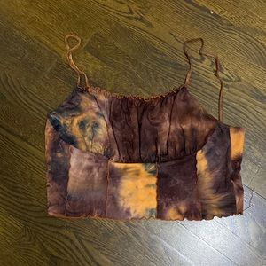 Shein Purple TieDye Corset Tank